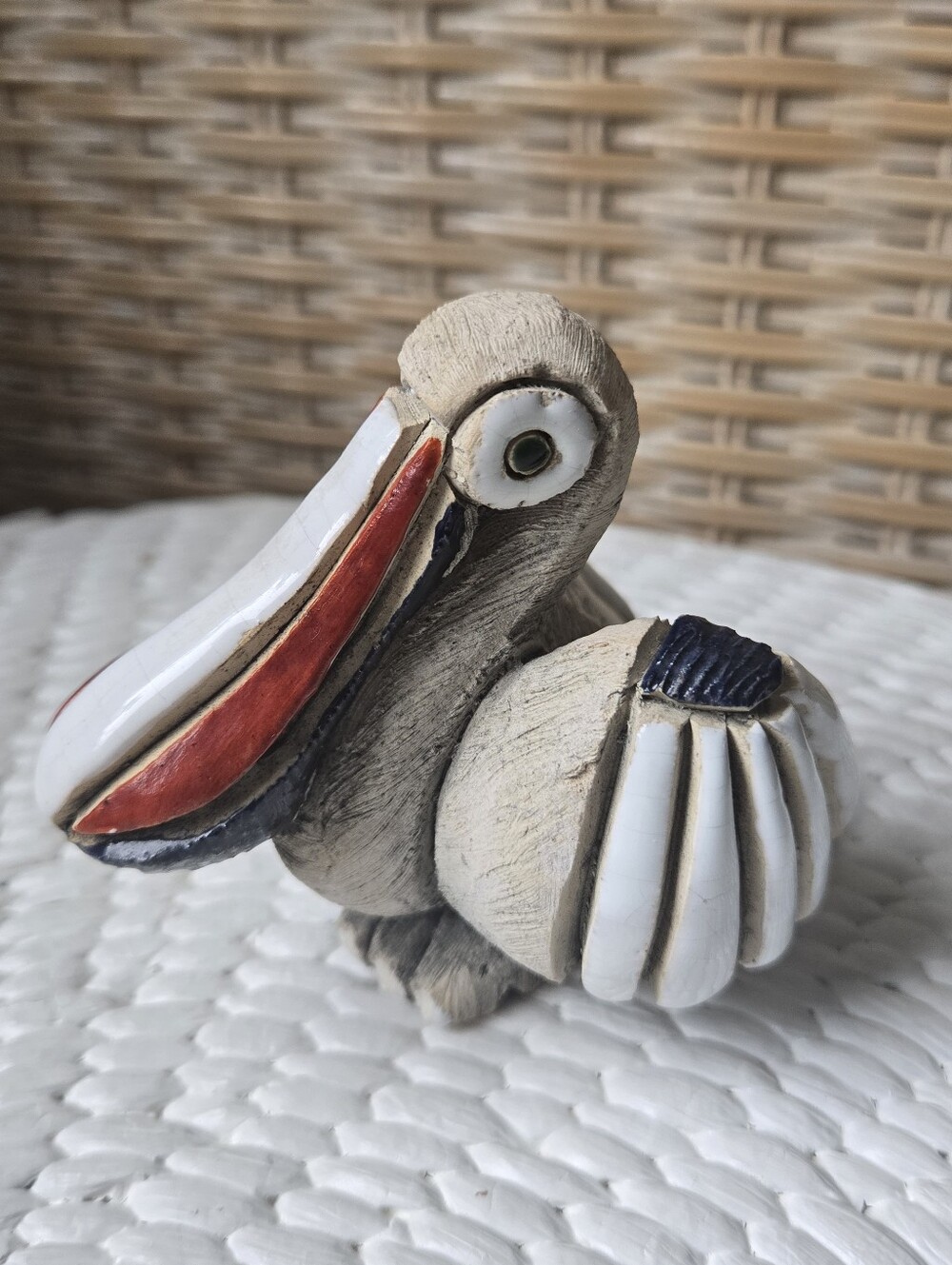 VTG MCM Pelican Artesania Rinconada Artisan Craftmanship From Uruguay #44